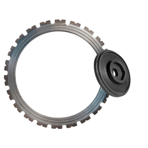 Diamond segmented ring blade for concrete and reinforced concrete