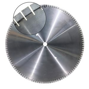 Diamond saw blades for prestressed concrete cutting