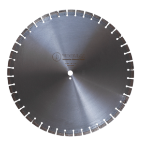 Diamond segmented blade for walk-behind machines, medium to high HP